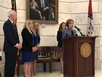 arkansas first lady highlights child abuse advocacy efforts