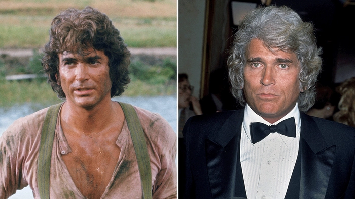 Una imagen de Michael Landon en «La casa de la pradera» y en 1990