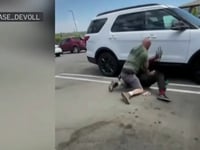 man arrested for felony child abuse after fight with teen caught on camera