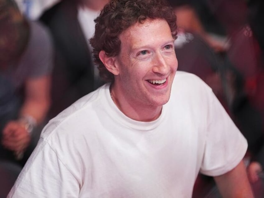 Gelukkige Mark Zuckerberg