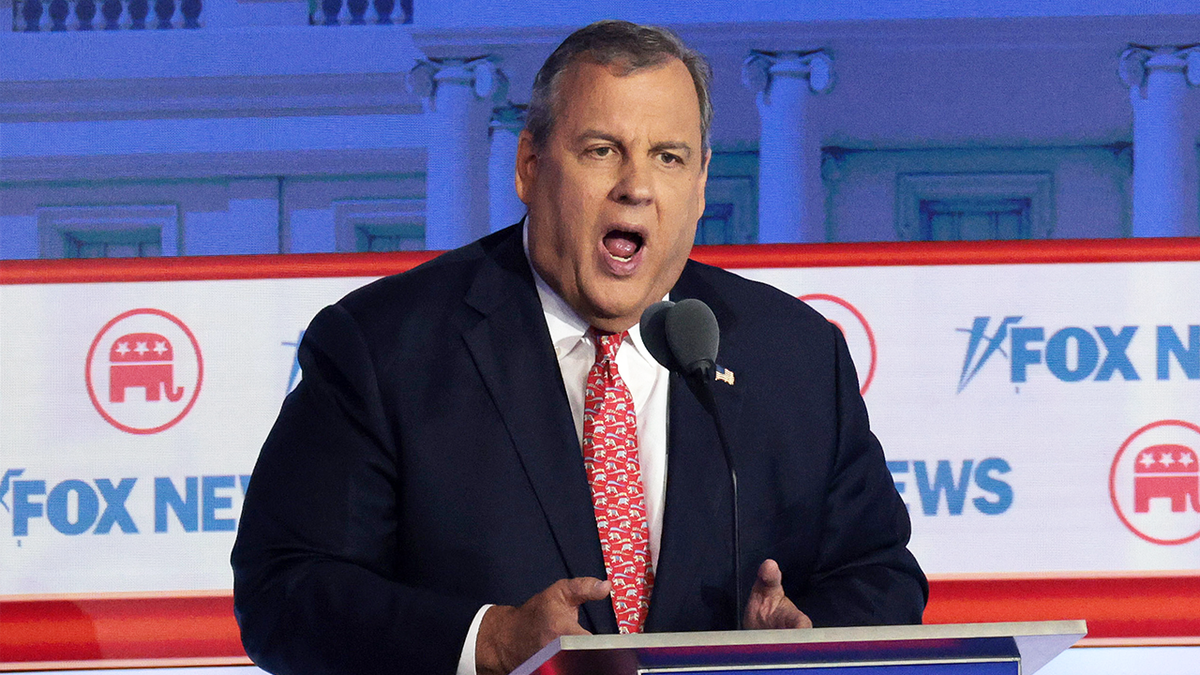 Chris Christie en el primer debate