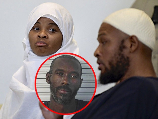 Hujrah Wahhaj,Siraj Wahhaj Defendants Hujrah Wahhaj, left, and Siraj Wahhaj talk during a break in court hearings, Mo