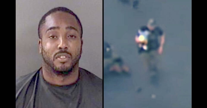 hombre de florida acusado de abuso infantil despues de arrojar a un nino a un oficial de policia en una persecucion a alta velocidad