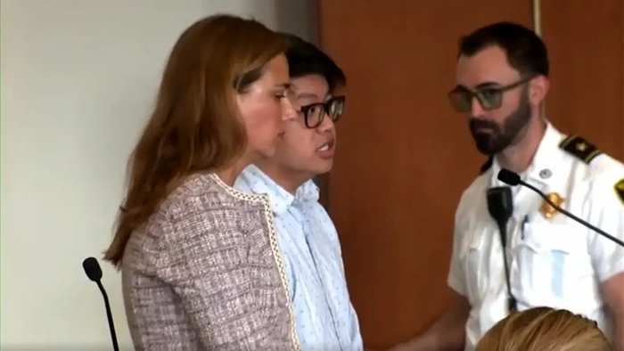 Amazon Teacher of the Year winner accused of preying on 14-year-old student Former Massachusetts teacher Tymond Tran stands next to defense attorney Megan Stanley in Essex County Superior Court during his arraignment.