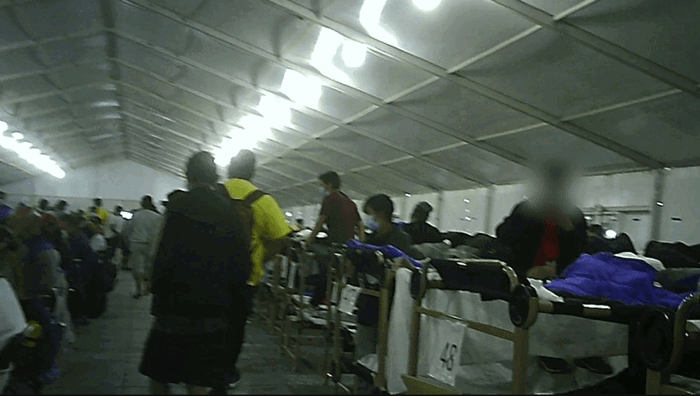 condiciones desgarradoras en el campamento de ninos migrantes en ee uu