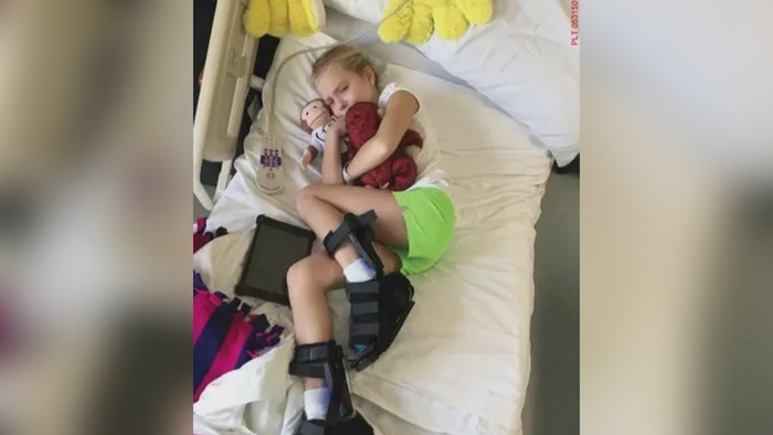 Майя Ковальски на больничной койке