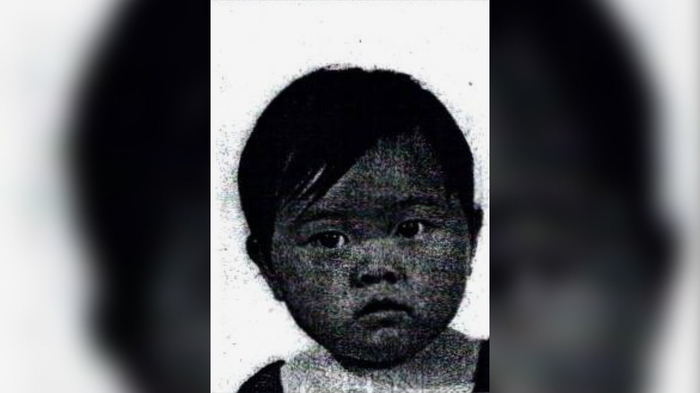 Оливия Аткокайтис в возрасте 14 месяцев