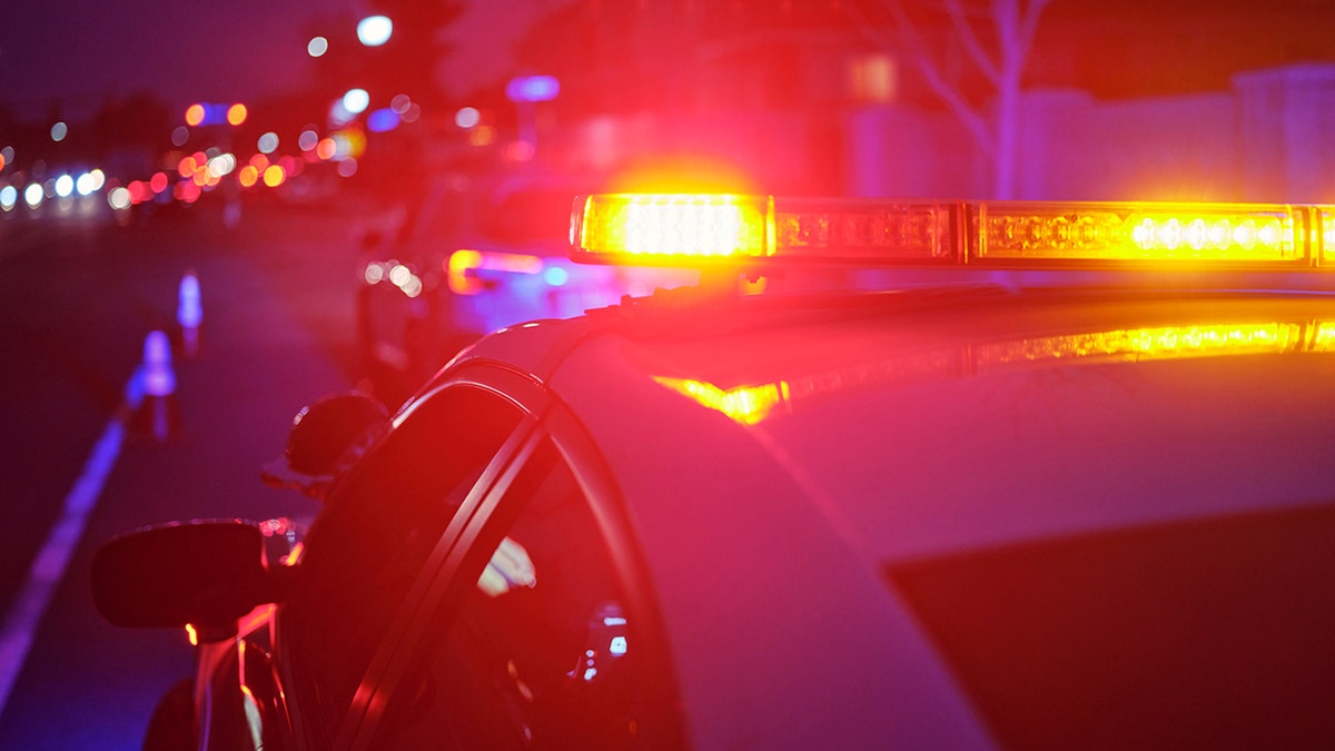 Luces rojas de la policía