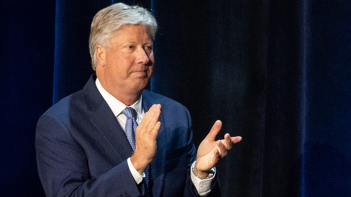 Texas Pastor Robert Morris applauds