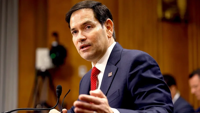 State Department fires back after Walz doubles down on pardon of convicted child rapist Sen. Marco Rubio testifies during his confirmation hearing for Secretary of State at the U.S. Capitol, January 15, 2025, in Washington, D.C.