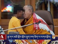 the dalai lamas sad and unpleasant act with a child